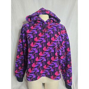 Women’s Hoodie Puma Purple and Pink XTG Fleece All Over Print- XS